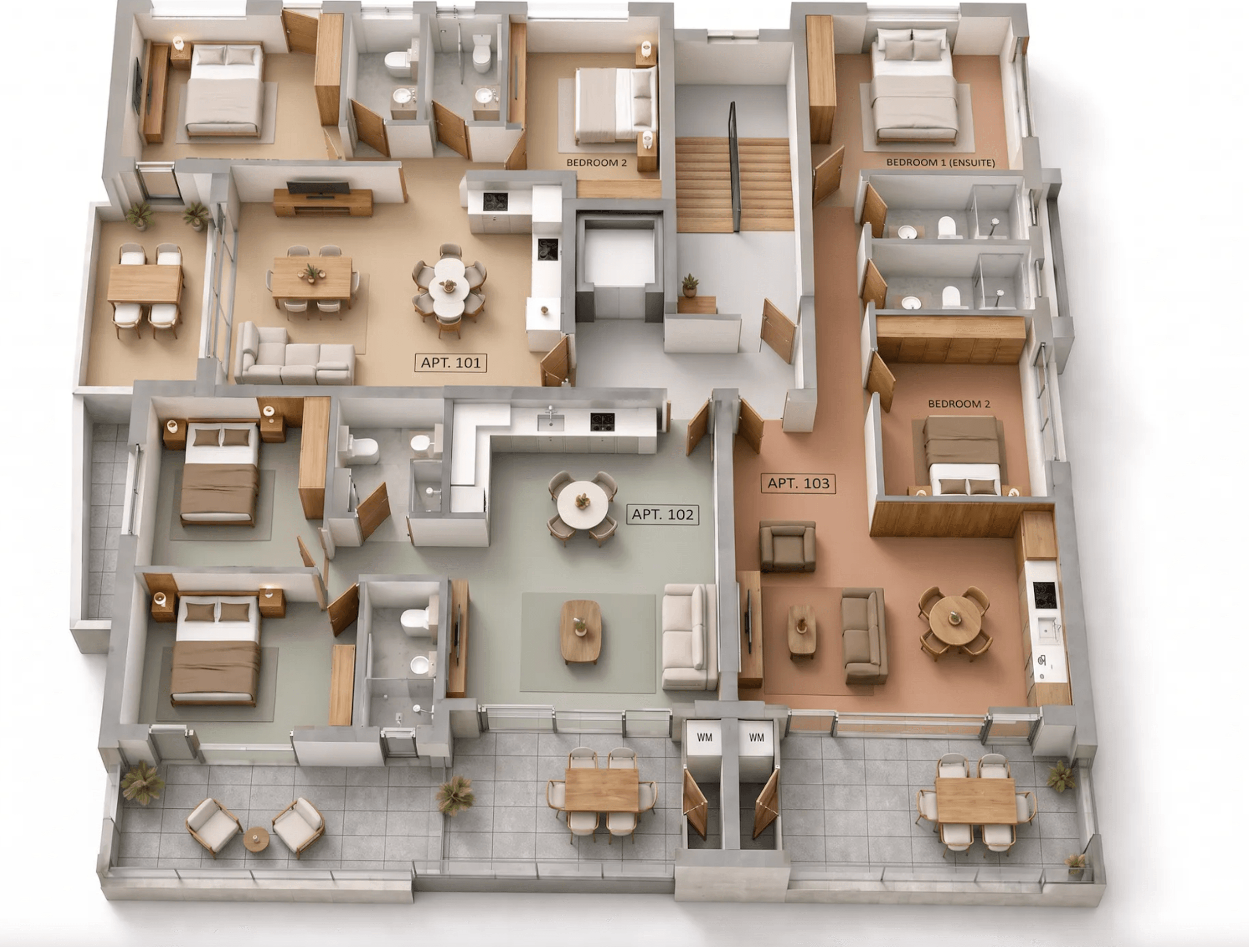 Comfortable apartments in modern style, Kato Paphos 10